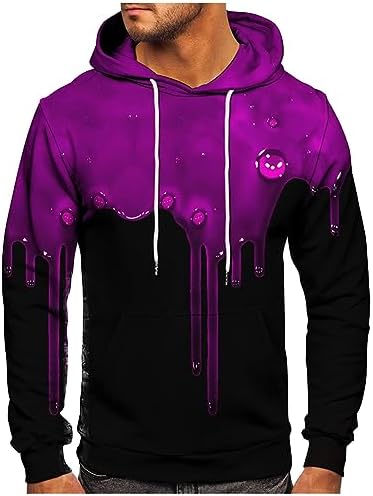 Sudaderas con capucha ligeras para hombres Jersey de manga larga con capucha Tops Blusa Sudaderas con capucha casuales para hombres Jersey