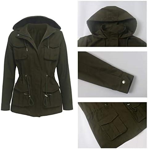 sexycherry Chaquetas casuales para mujer de manga larga ligeras Outwear Bomber Abrigos con bolsillos