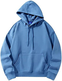 Thumbnail for Ymosrh Sudaderas con Capucha para Hombre Sudaderas con Capucha de Color sólido Sudaderas con Capucha Tops Informales con cordón y Sudaderas con Bolsillos, L-3XL