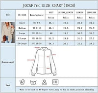 Thumbnail for JOCAFIYE Camisa de pana para mujer casual manga larga con botones chaqueta otoño blusas de gran tamaño Tops 2024