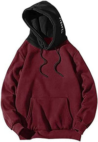 Thumbnail for Ymosrh Sudaderas con Capucha para Hombre Sudaderas con Capucha de Color sólido Sudaderas con Capucha Tops Informales con cordón y Sudaderas con Bolsillos, L-3XL