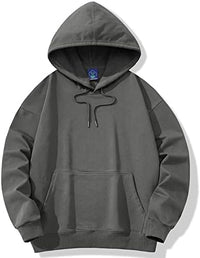 Thumbnail for Ymosrh Sudaderas con Capucha para Hombre Sudaderas con Capucha de Color sólido Sudaderas con Capucha Tops Informales con cordón y Sudaderas con Bolsillos, L-3XL