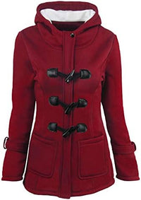 Thumbnail for JEGULV Abrigos de invierno para mujer, tallas grandes, cálido Sherpa, chaquetas con forro grueso, informal, con botones, color sólido, ropa de abrigo con bolsillos