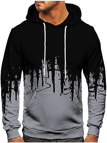 Sudaderas con capucha ligeras para hombres Jersey de manga larga con capucha Tops Blusa Sudaderas con capucha casuales para hombres Jersey