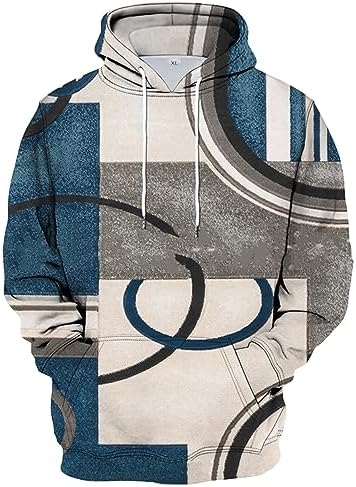 Sudadera con capucha con estampado gráfico para hombre, manga larga, con cordón, sudadera con capucha, M-6XL