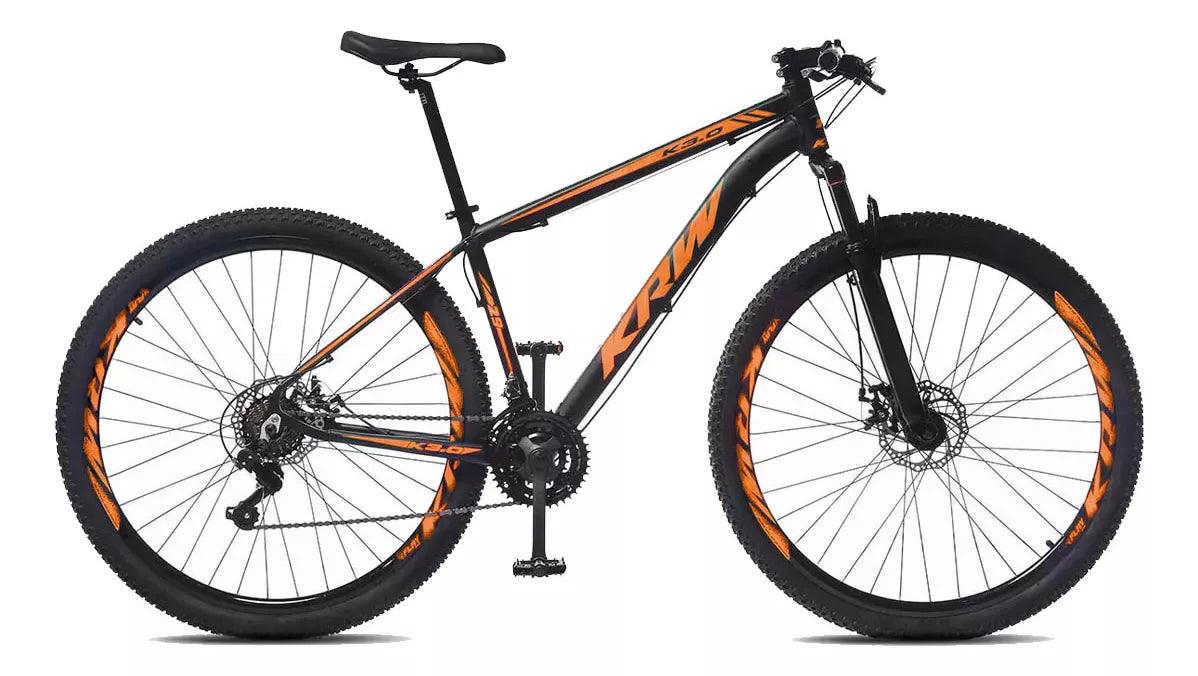 Bicicleta Montaña R29 K3.0 Cuadro Aluminio Shimano - El Rey Color Negro-naranja Tamaño Del Cuadro L - #𝑼𝑺𝒉𝒐𝒑