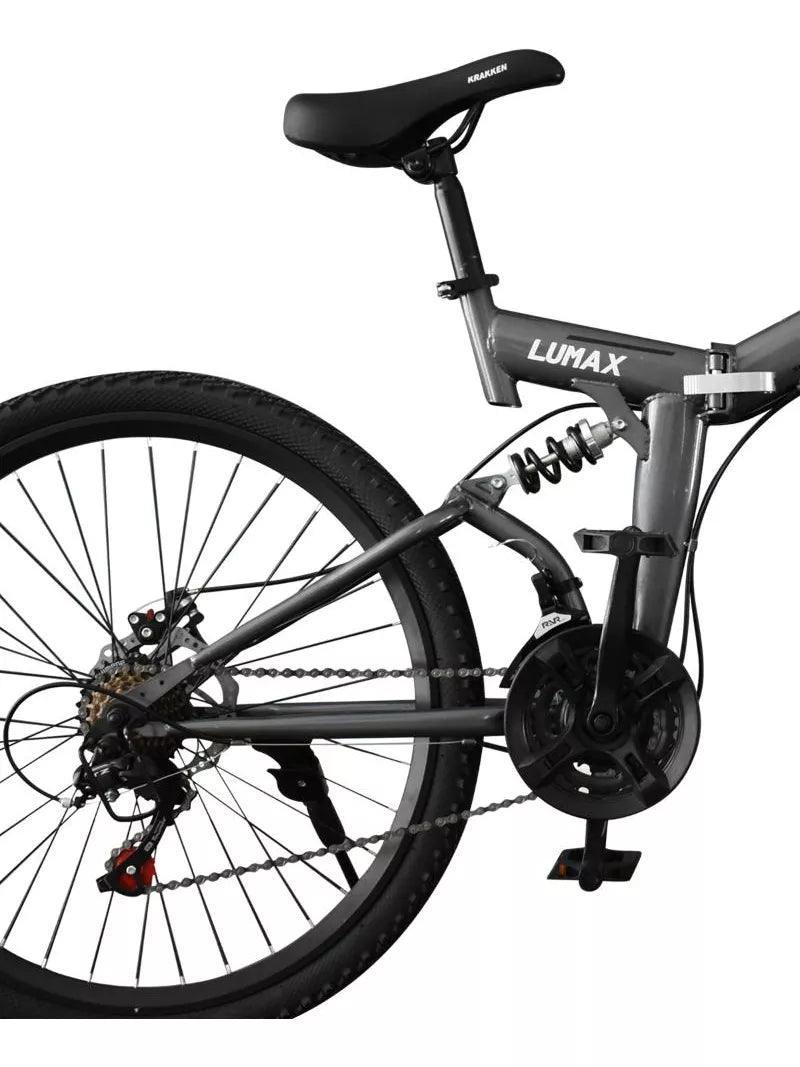 Bicicleta Montaña Plegable Rod. 26 Lumax Oferta Color Gris - #𝑼𝑺𝒉𝒐𝒑