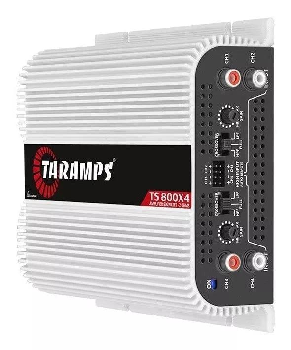 Módulo amplificador de sonido Taramps de 800 W, 4 canales, 2 ohmios, TS800x4, color blanco - #𝑼𝑺𝒉𝒐𝒑