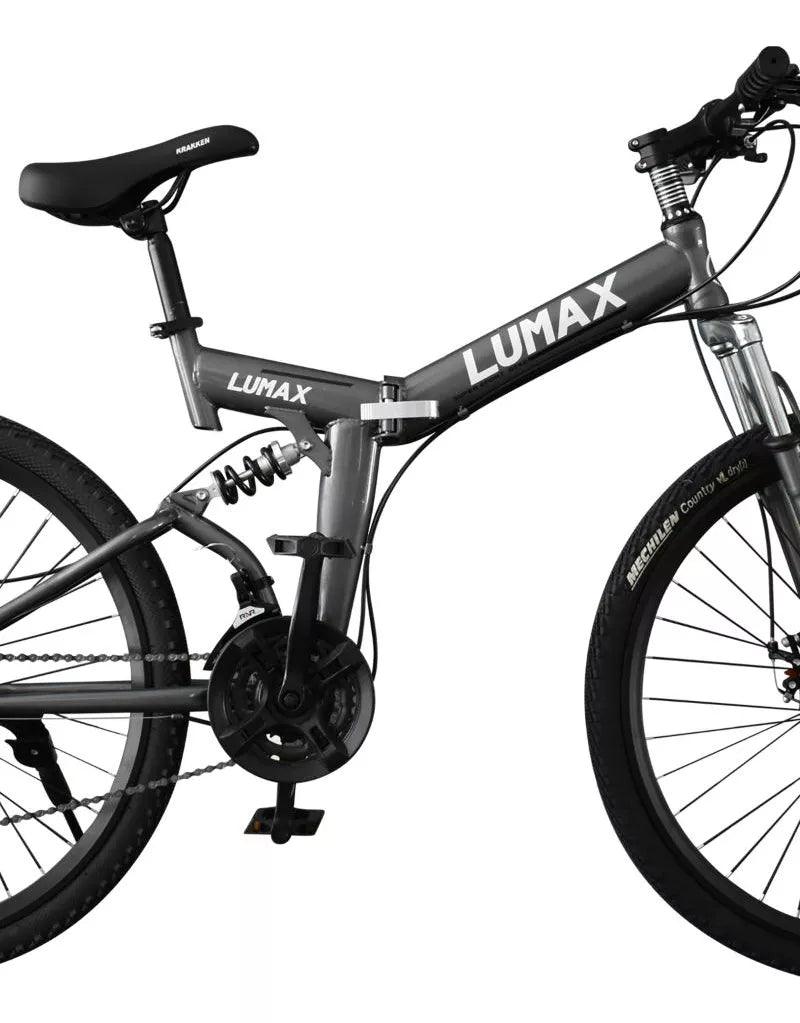 Bicicleta Montaña Plegable Rod. 26 Lumax Oferta Color Gris - #𝑼𝑺𝒉𝒐𝒑