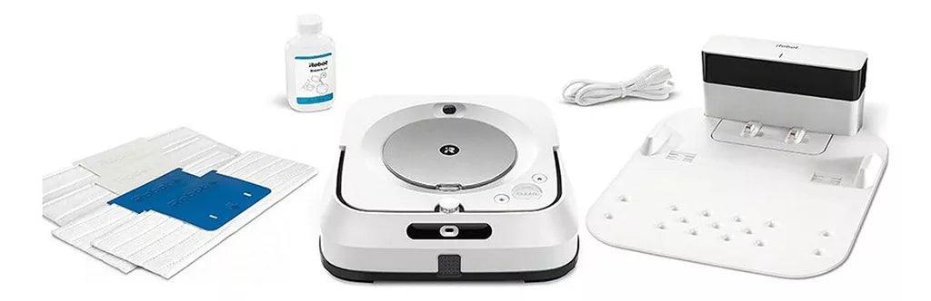 Trapeadora robot iRobot Braava Jet M6 blanca - #𝑼𝑺𝒉𝒐𝒑