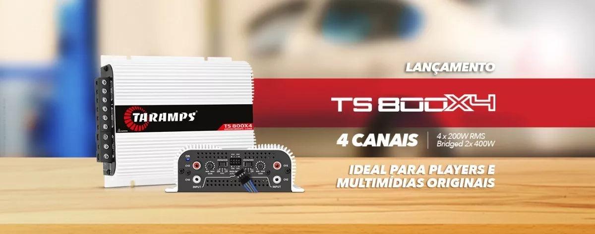 Módulo amplificador de sonido Taramps de 800 W, 4 canales, 2 ohmios, TS800x4, color blanco - #𝑼𝑺𝒉𝒐𝒑