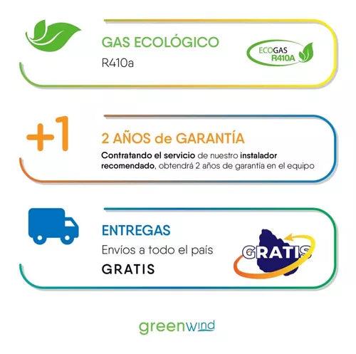 Aire Acondicionado Greenwind 18.000BTU - Tienda Universo