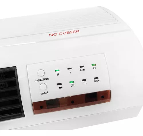 Caloventilador Convector estufa Microsonic pared color blanco