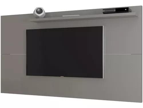 Rack Panel Tv Hasta 50" Con Repisa Titanium - Tienda Universo