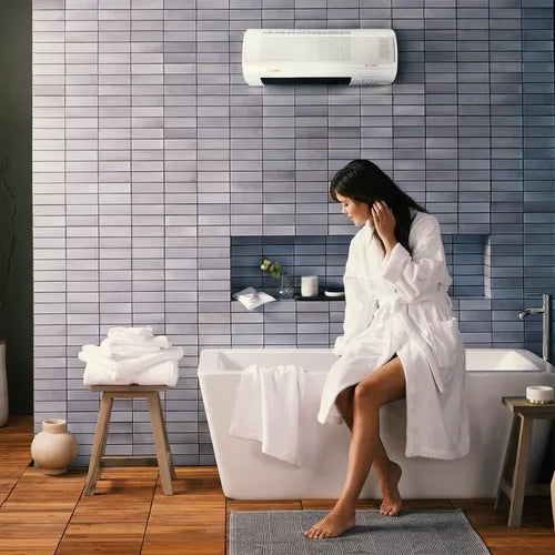 Caloventilador Convector estufa Microsonic pared color blanco