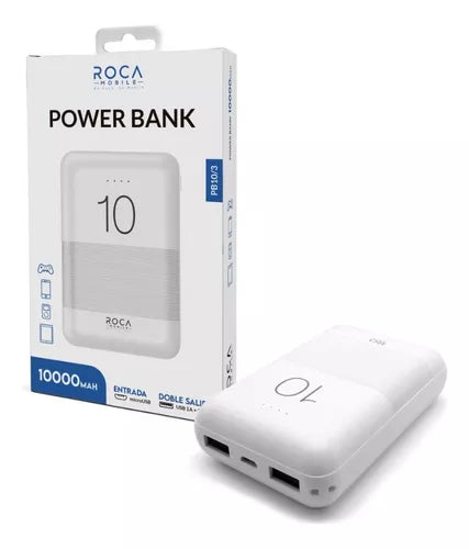 Power Bank Roca Mobile 10000 Mah 2.1 A Portatil