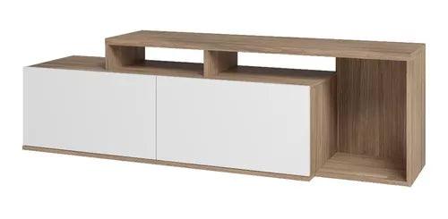 Rack Modular P/tv 50' C/puertas Y Nicho Estilo Nordico/eames - Tienda Universo