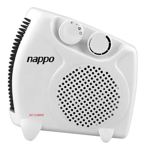 Caloventilador Vertical Nappo Para Piso O Mesa 2000w Color Blanco