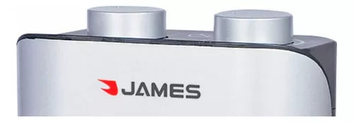 Caloventilador James Cvton 1500 Ptc Blanco Oscilante Cerámic Color Gris