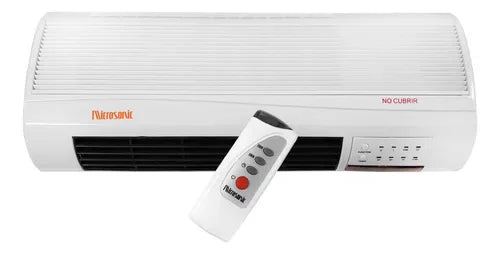 Caloventilador Convector estufa Microsonic pared color blanco