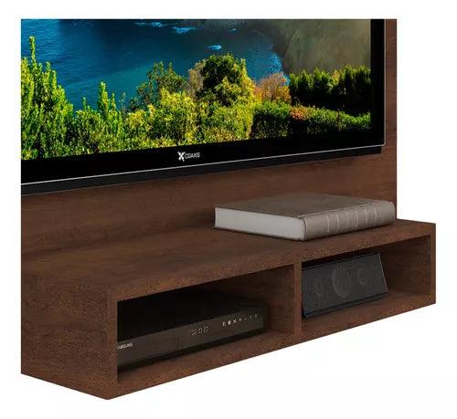 Rack Aéreo Para Tv Hasta 43" Color Tabaco - Tienda Universo