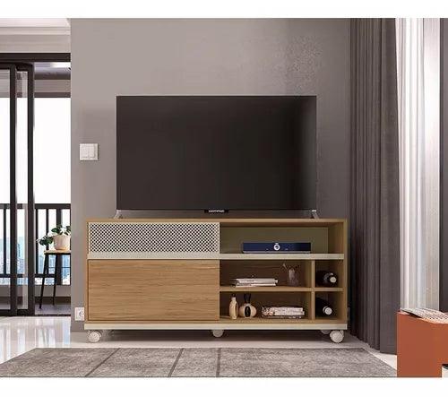 Rack Mesa De Tv Mueble De Comedor Living C/puerta Corrediza - Tienda Universo