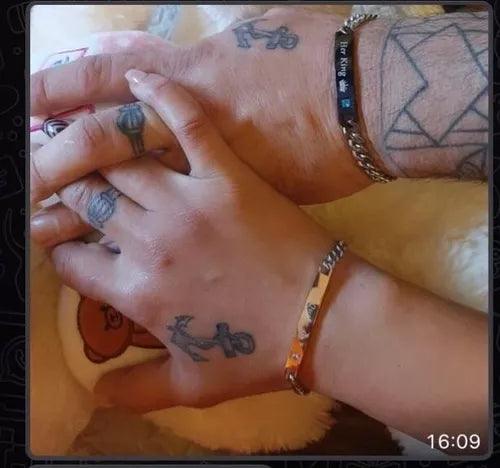 Pulseras Para Pareja Su Rey Y Su Reina En Acero Quirúrgico - #𝑼𝑺𝒉𝒐𝒑