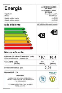 Thumbnail for Aire Acondicionado Panavox 9.000BTU - Tienda Universo