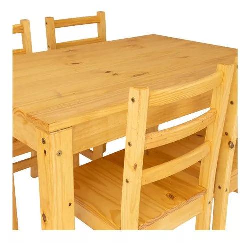 Juego De Comedor Mesa +4 Sillas - Tienda Universo