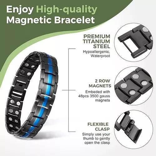 Pulsera Magnética De Terapia Ultra Fuerte Con 48 Imanes - #𝑼𝑺𝒉𝒐𝒑