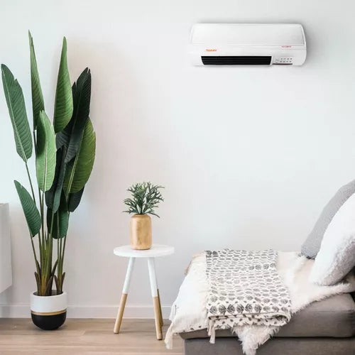 Caloventilador Convector estufa Microsonic pared color blanco