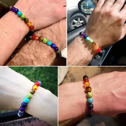 Pulsera De La Sanación 7 Chakras De Lava Natura - #𝑼𝑺𝒉𝒐𝒑