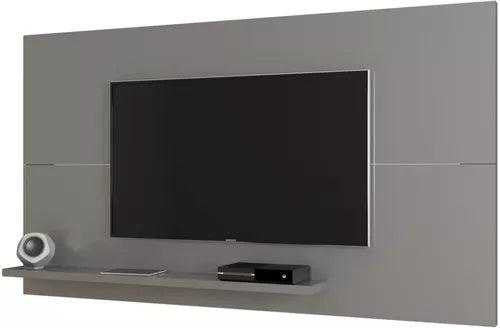 Rack Panel Tv Hasta 50" Con Repisa Titanium - Tienda Universo