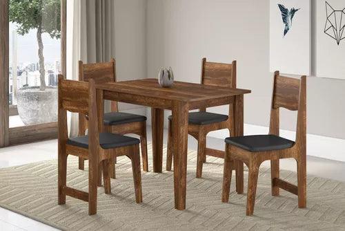 Juego De Comedor + 4 Sillas - Tienda Universo