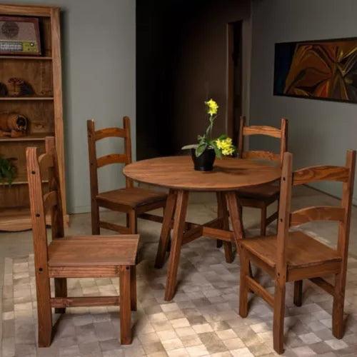 Juego De Comedor + 4 Sillas 3 Modelos - Tienda Universo