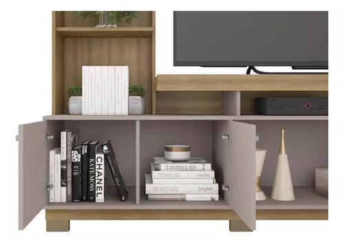 Modular Rack Tv 70 Estantes Y Puertas - Tienda Universo