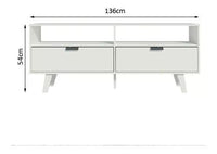 Thumbnail for Rack Para Tv 2 Puertas Modular Led Lcd Mesa Living Rak Oslo - Tienda Universo