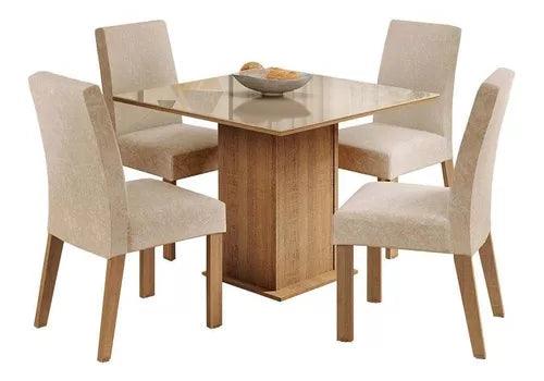 Mesa de comedor + 4 sillas - Tienda Universo