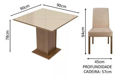 Mesa de comedor + 4 sillas - Tienda Universo