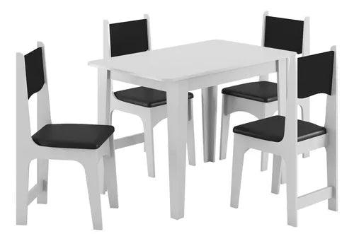 Juego De Comedor + 4 Sillas - Tienda Universo