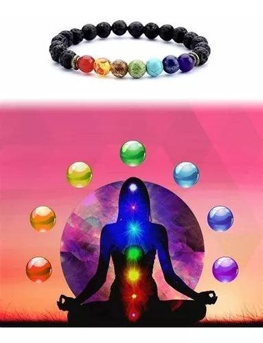 Pulsera De La Sanación 7 Chakras De Lava Natura - #𝑼𝑺𝒉𝒐𝒑