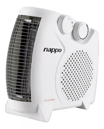 Caloventilador Vertical Nappo Para Piso O Mesa 2000w Color Blanco