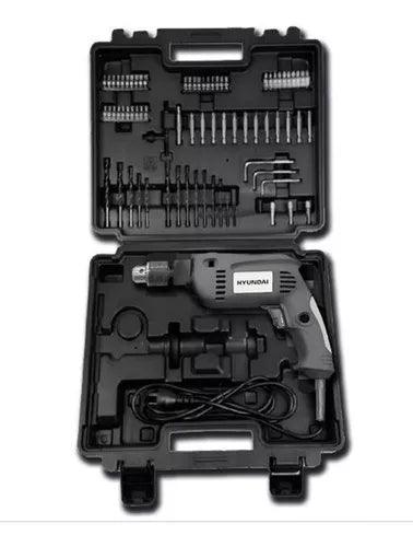 Kit Taladro Impacto Hobbie 550w Hyundai Industrial - Tienda Universo