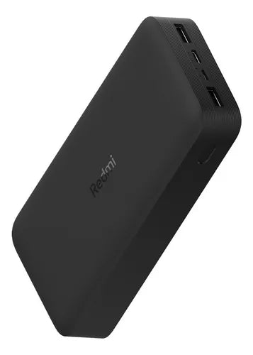 Xiaomi Redmi 18w Power Bank 20000mah Carga Rápida Color Negro