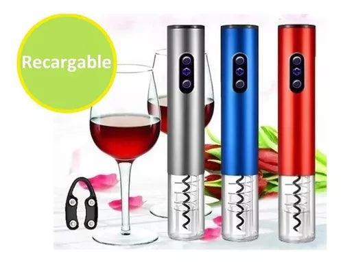 Descorchador Eléctrico Automático Para Botellas De Vino Usb - Tienda Universo