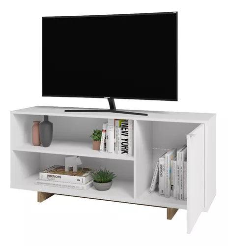 Rack Modular P/tv 50' Audio C/ Puerta Estilo Nordico / Eames - Tienda Universo