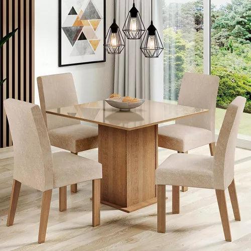 Mesa de comedor + 4 sillas - Tienda Universo