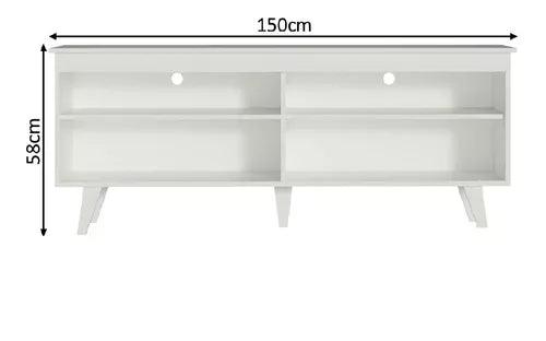 Rack Para Tv Con Estantes Modular Led Lcd Mesa Living - Tienda Universo