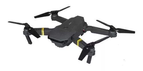 Dron E58 Wifi Fpv Mini Cámara Profesional Color Negro