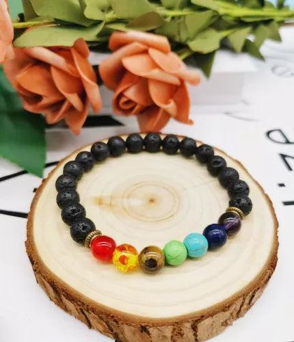 Pulsera De La Sanación 7 Chakras De Lava Natura - #𝑼𝑺𝒉𝒐𝒑